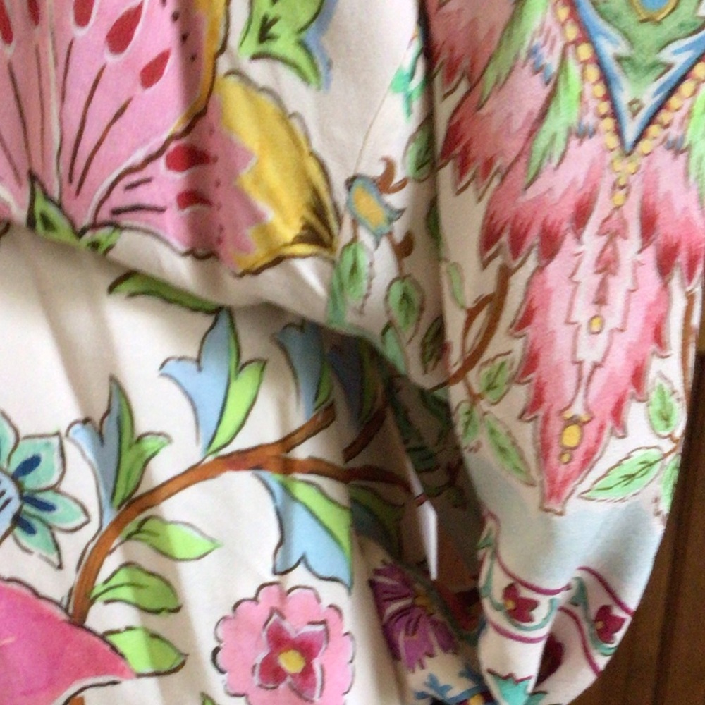 Zara New Belted Printed Kimono Multicolored. Size S, New with tags. - Picture 10 of 12